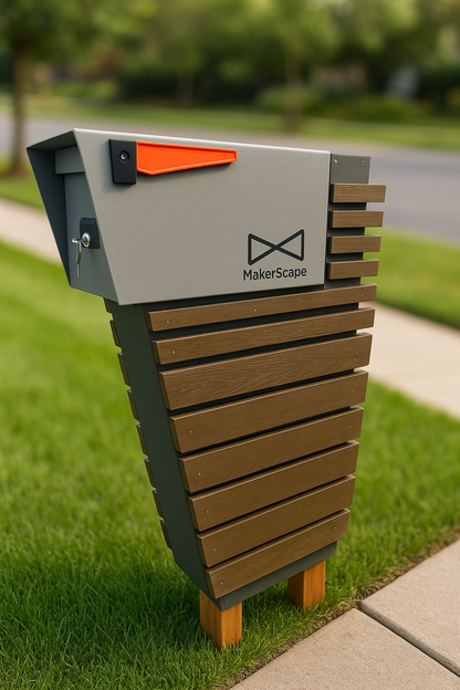 DIY Mailbox Instructions -  Mid-Century Modern