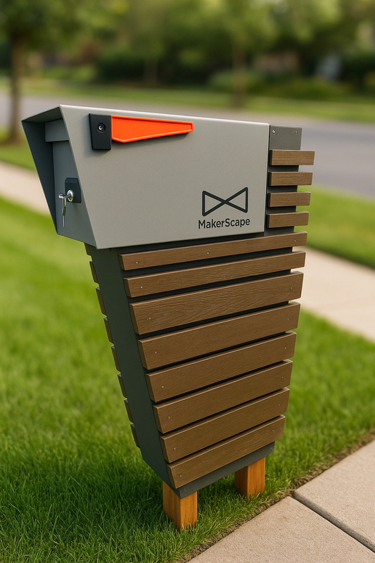 DIY Mailbox Instructions -  Mid-Century Modern