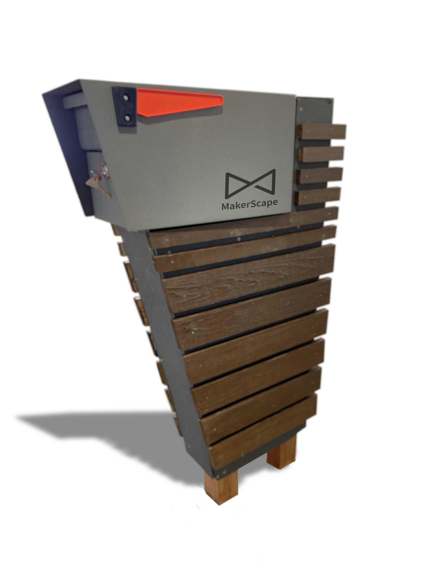 DIY Mailbox Instructions -  Mid-Century Modern